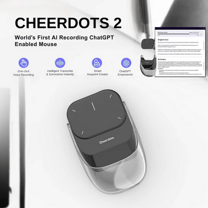 Cheerdots – Wireless Air Mouse with AI & ChatGPT