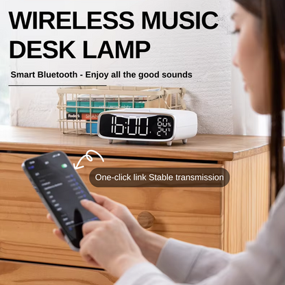 GlowCharge Clock - Wireless Charger & Bluetooth Speaker