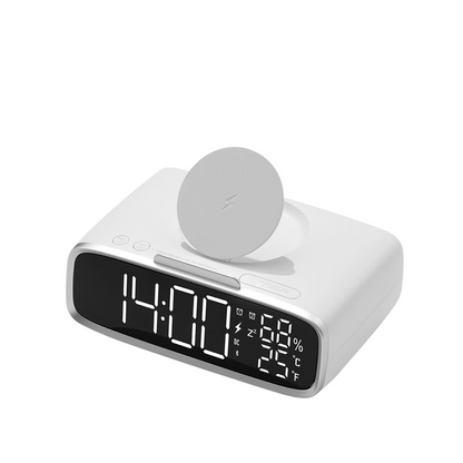 GlowCharge Clock - Wireless Charger & Bluetooth Speaker