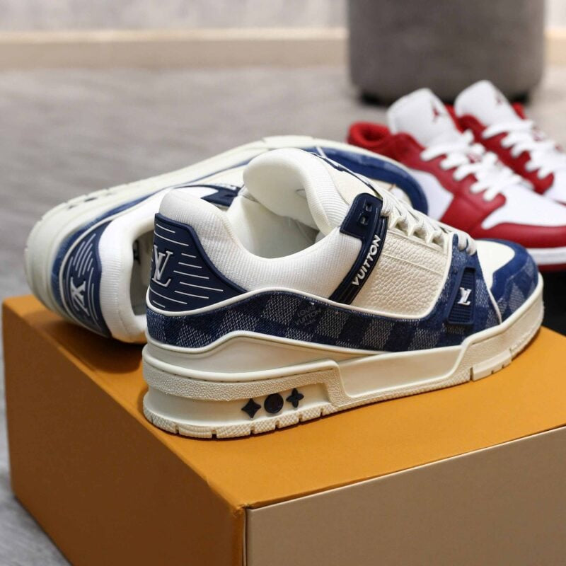 Louis Vuitton LV Trainer Sneaker ‘Damier Denim Blue’