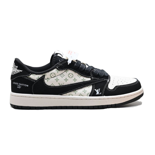 Louis Vuitton x Nike Air Jordan 1 Low “Panda Monogram” (Custom)