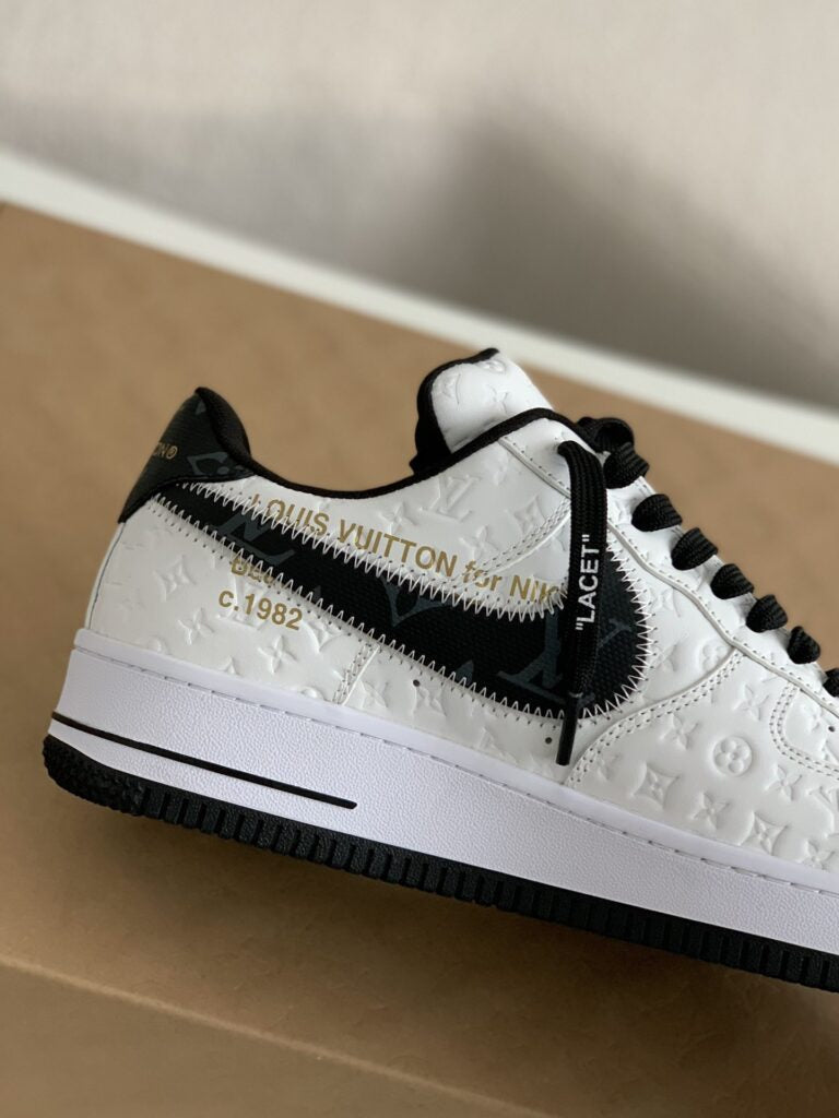 Louis Vuitton x Nike Air Force 1 Low ‘White Black’
