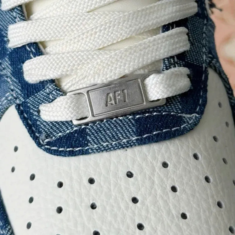 Louis Vuitton x Nike Air Force 1 Low “Blue Damier Denim”
