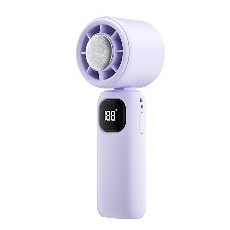 NEW - MAGIC JOHN 3 in 1 Mini Handheld Cooling Fan, 100 Speed Wind Power & Ice Cooling Function, Small Foldable 3-IN-1 Neck/Desk/Hand Fan, Pocket Design for Travel/Summer/Concerts/Lash, Gifts for Girls