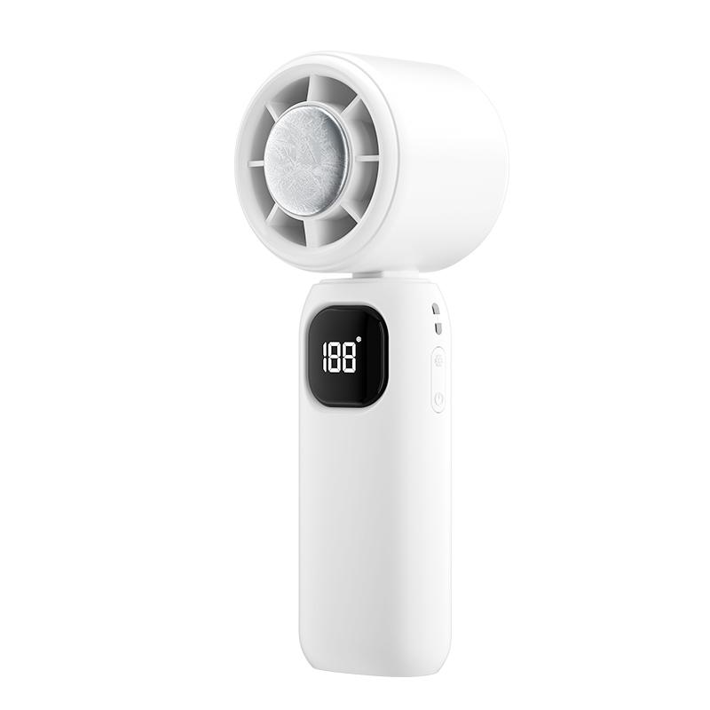 NEW - MAGIC JOHN 3 in 1 Mini Handheld Cooling Fan, 100 Speed Wind Power & Ice Cooling Function, Small Foldable 3-IN-1 Neck/Desk/Hand Fan, Pocket Design for Travel/Summer/Concerts/Lash, Gifts for Girls